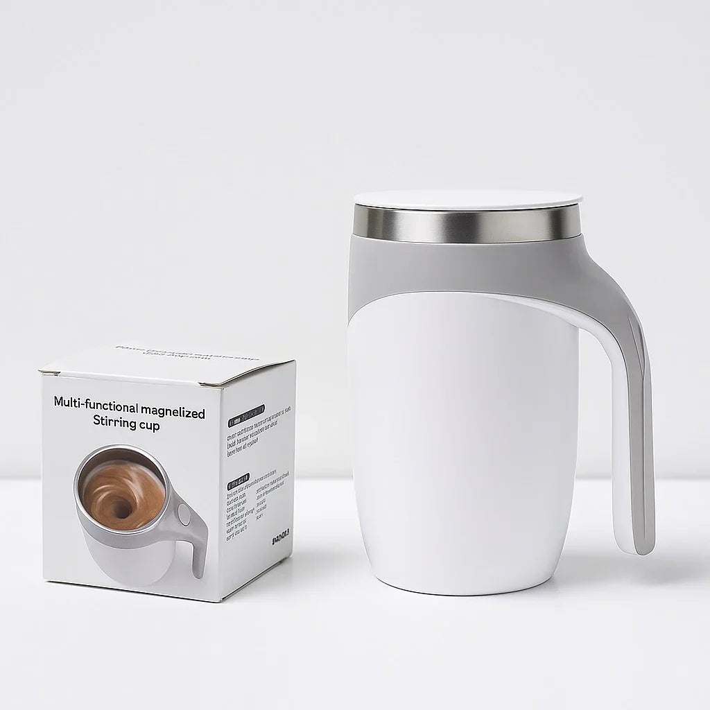 Tasse Auto-Mélangeante : Le gadget malin pour vos pauses café - La Fabrique à Malices