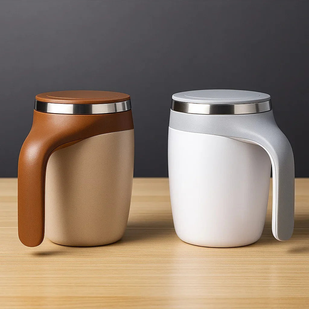 Tasse Auto-Mélangeante : Le gadget malin pour vos pauses café - La Fabrique à Malices